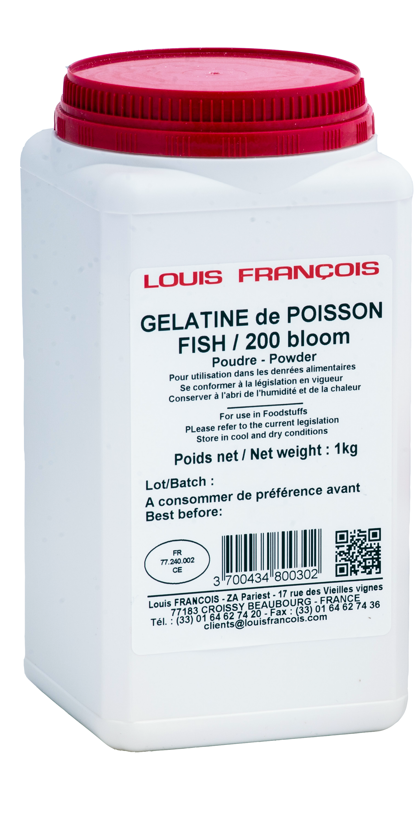 魚ゼラチン 1kg Fish Gelatin Powder 1kg