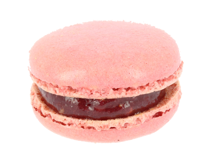 冷凍ラズベリーマカロン Frozen Raspberry Macarons
