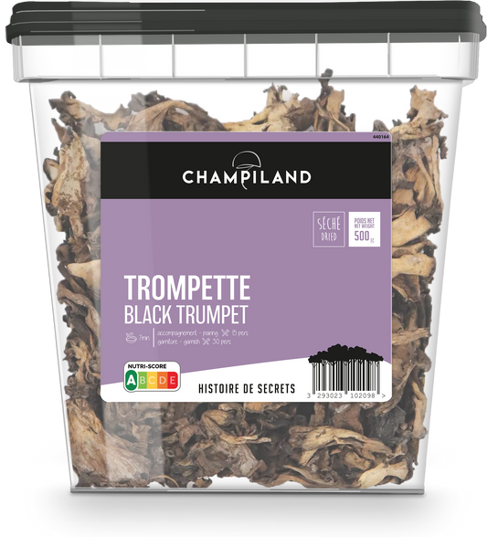 乾燥ブラックトランペット 500g （EU以外）Dried Black Trumpet 500g Europe