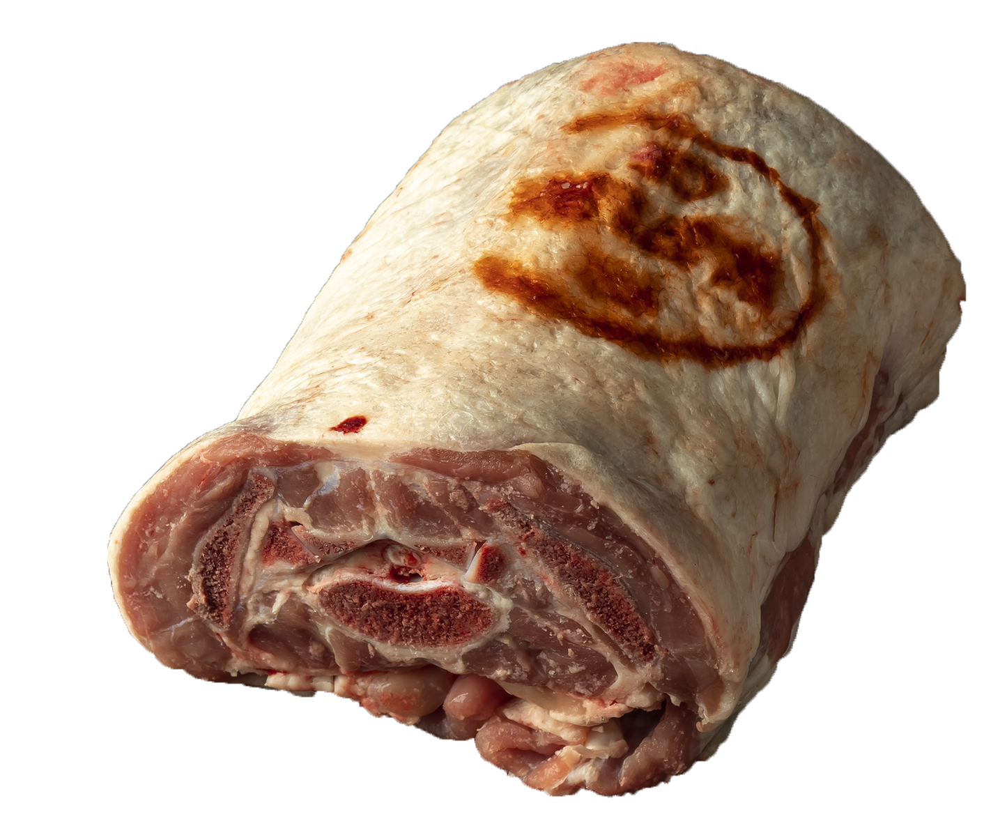 冷凍乳飲み仔羊ショートロイン（骨付き）Frozen Milk Fed Lamb Saddle with bone