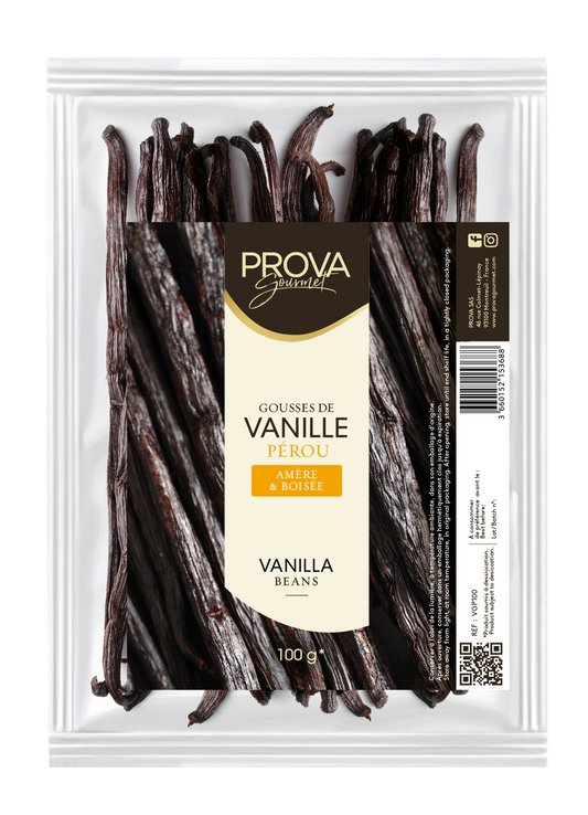 ペルー　バニラビーンズ　100g  Peruvian Vanilla Beans 100g