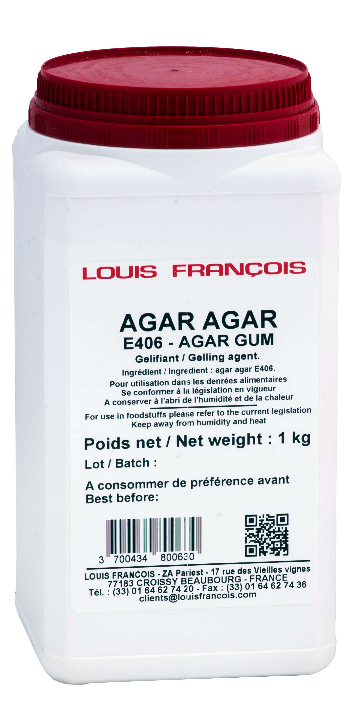 アガーアガー（寒天）1kg Agar Agar Powder 1kg